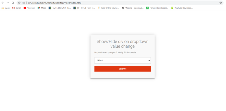 show-hide-div-on-dropdown-value-change-3steps-html-css-tutorials