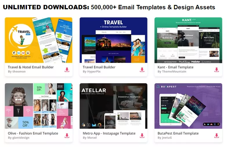 Free download email marketing HTML templates