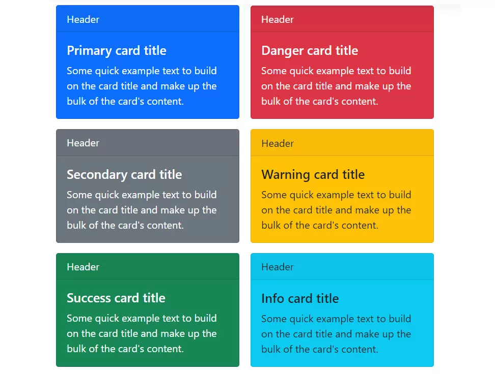 How to design bootstrap card styles